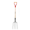 Darby Manure Fork S/S D Grip Double Rivet