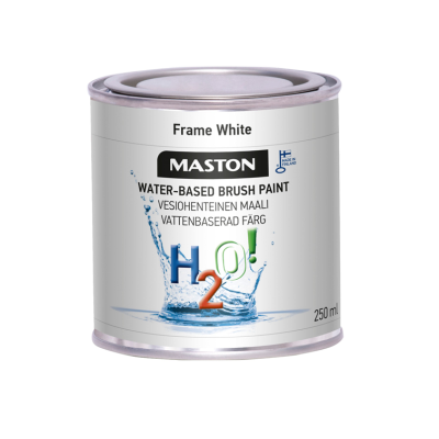 Maston Paint H2O! Window-Door Frame White NCS S 0502-Y 250ml