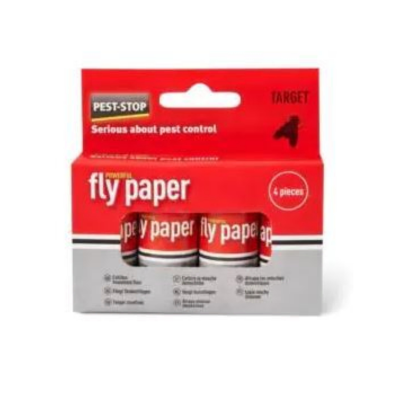 Pest-Stop Fly Paper Sticky (4 tube pack)