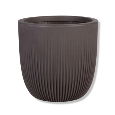 Pacific Planters Small Round 35cm(D) X 34.5cm(H)Cappuccino