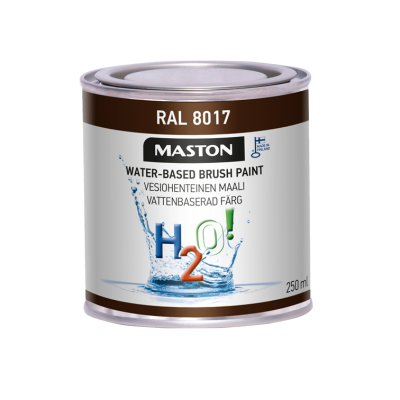 Maston Paint H2O! RAL8017 Chocolate brown 250ml