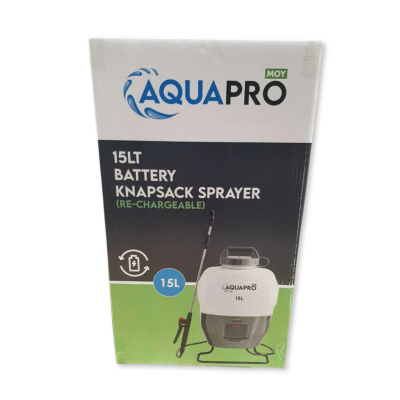 Moy Aquapro 15lt Cordless Battery Knapsack (re-chargeable)