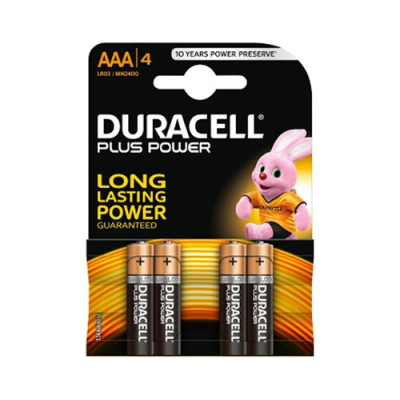 Duracell Batteries AAA (2400 -B4 HP 16)