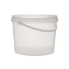 Clear Plastic Buckets & Lid 8.7L
