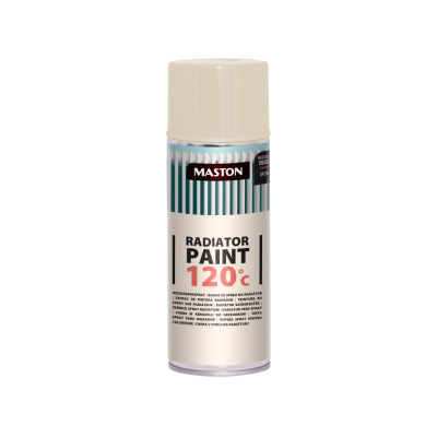 Maston Radiator Paint Magnolia Gloss 120c 400ml 1801032-EU