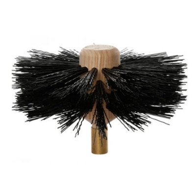 Black Nylon Sweeps Heads 10"