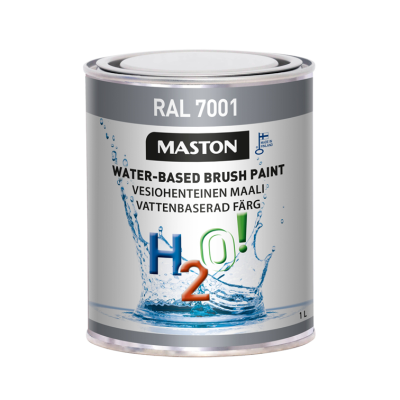 Maston Paint H2O! RAL7001 Silver grey 1l