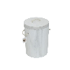 Moy (White) Bamboo Round Laundry Basket 35x56cm