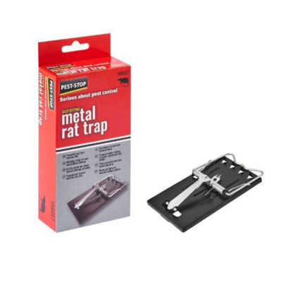 Pest-Stop Metal Rat Trap Easy Setting Boxed