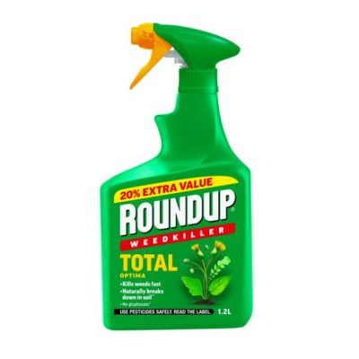Roundup Total Optima Weedkiller RTU 1 Litre +20%