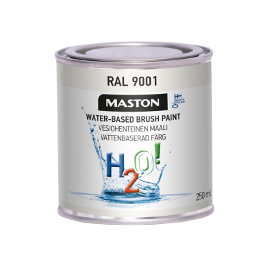 Maston Paint H2O! RAL9001 Cream 250ml