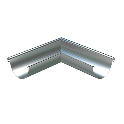 Galvanised Half-Round 90° Angles 6''