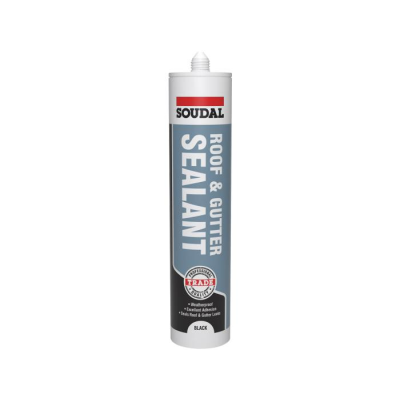 Soudal Roof & Gutter Sealant (Black) 290ml