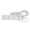 Trailing Socket 13Amp 4 Gang 5m Lead