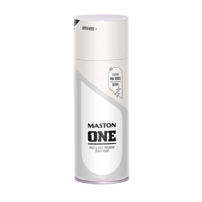 Spraypaint ONE - Gloss Cream RAL9001 400ml