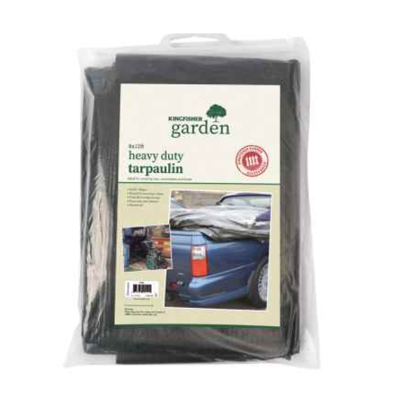 Kingfisher Heavy Duty Tarpaulin Cover 8ft X 12ft(3.65x2.4mt)