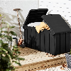 Garden Storeage Box(Black)332 Litres115cm(l)55cm(w)60cm(h)
