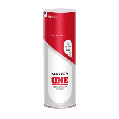 Spraypaint ONE - Gloss Red RAL3020 400ml