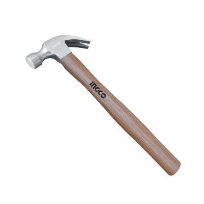 Ingco 16oz Claw Hammer (Wooden Shaft)