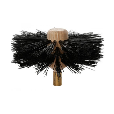 Black Nylon Sweeps Heads 8"