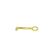 Keys For Cupboard Locks (Brass)