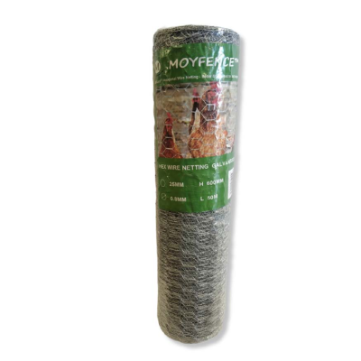Moy Galvanised Wire Netting 24'' X 2'' X 50m