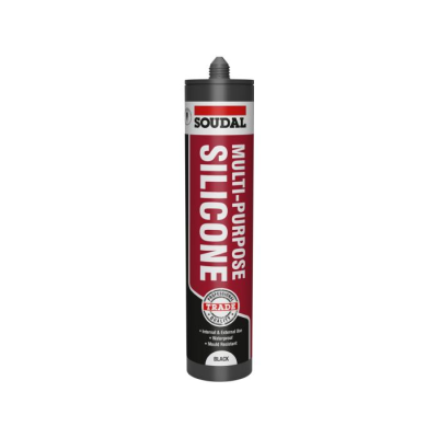 Soudal Multi Purpose Silicone Black 270ml