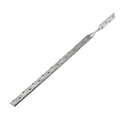 Moy Galvanised Wall Plate Strap 36'' x 2.5mm (Twisted)