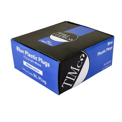 Timco Wall Plug blue (40 Pack) 10mm x 48mm
