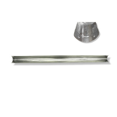 Galvanised Gutters Half Round 6''x 6ft