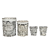 Moy Round Laundry & Waste Baskets (Set 4)