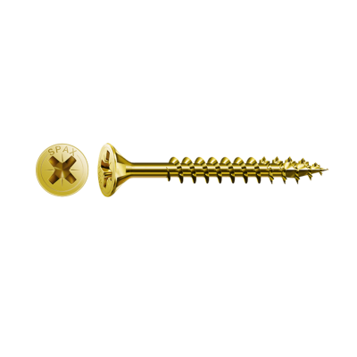 Spax Yellow Wood Screw 3.5 X 20mm Box 200