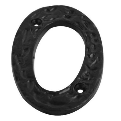 Antique Black Numerals 3'' No.0