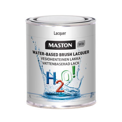 Maston Lacquer H2O! Semi gloss 1l