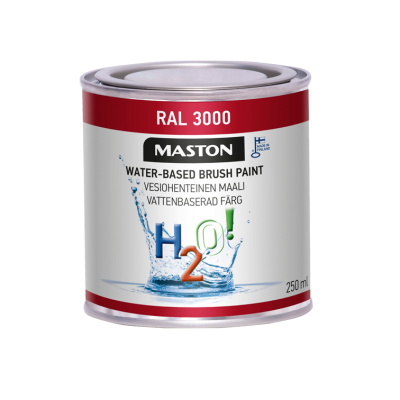 Maston Paint H2O! RAL3000 Flame red 250ml