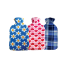 Moy Homeware Hot Water Bottle with Fleece Cover
